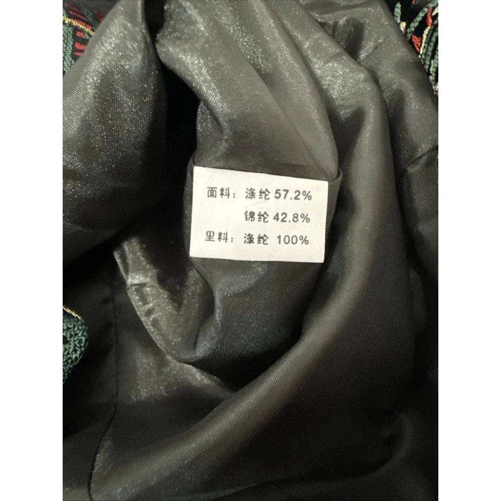 Beitefulai Japanese Inspired Women's Jacket Textured Lined Multi Color Size‎ L